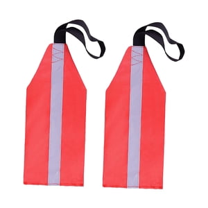Ioensy - Bandera De Seguridad De Remolque De Kayak Reflector De Señal De Bote Rojo Para Equipo De Seguridad De Carga