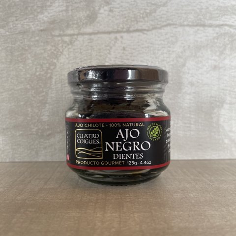 Cuatro Coigües - Frasco Dientes Ajo Negro 125G