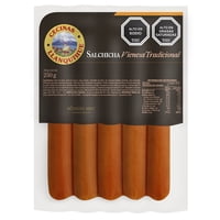 Salchichas Tradicional Paquete 5 Un 250 G Llanquihue
