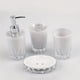 thumbnail image 4 of 4pcs/set Bathroom Accessory Set, With Lotion Bottles, Toothbrush Holder, Toothbrush Cup, Soap Dish, Storage Box, Modern Bath Room Sets Gift Box, 4 of 5