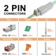 thumbnail image 2 of Conector JRReady ST6246 Deutsch de 2 pines a prueba de agua, 10 juegos, 2 of 6