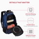 thumbnail image 3 of Mochila para portátil SwissGear 1900 Scansmart TSA 17 pulgadas azul marino, 3 of 8