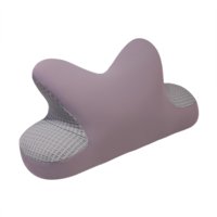 Magideal - Almohada De Escritorio Para Adultos, Almohada Para Dormir, Regalo, Cómoda, Suave, Para El Almuerzo, Transpirable, De Seda Helada, Con Espuma Viscoelás Gris Claro