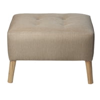 Máxima Design - Pouf Petrum Beige Omega 62X42X42 Cm