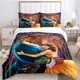thumbnail image 1 of x2508 Bed SheetsThe Beauty and the Beast Quilt Cover Pillowcase Bedding Three Piece Set Multi Size Comforter Set Cover Bedding Sets 3-Piece Bedding Set (1 Duvet Cover + 2 Pillow Shams) nj2508, 1 of 5