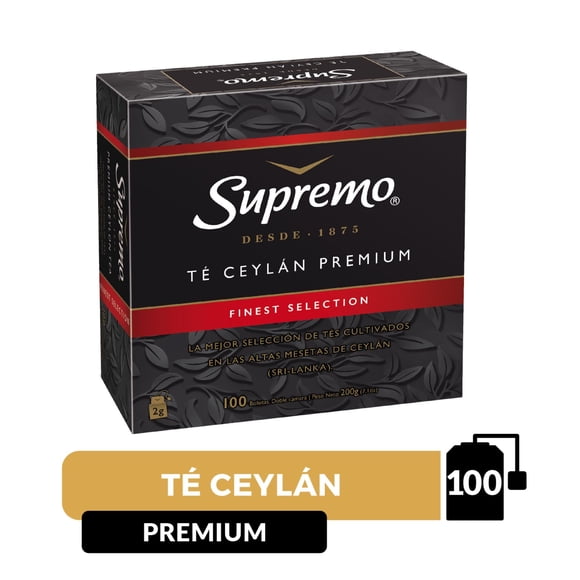 Té Ceylán Premium Caja, 100 Un