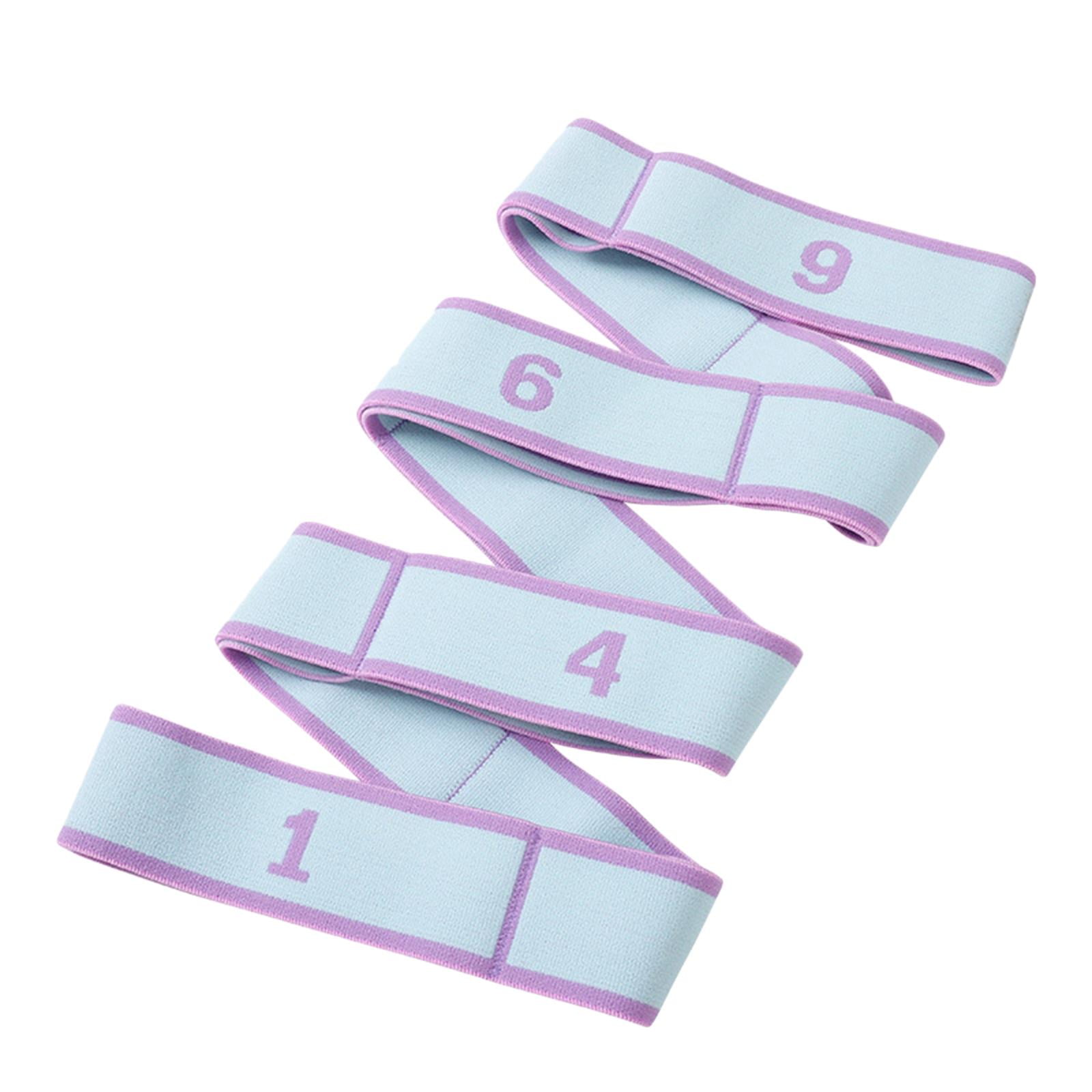 Magideal - Banda De Resistencia Flexible Anillo Múltiple Entrenamiento Físico Ejercicio Elástico Gimnasio Yoga Correa Estiramiento Para Mujeres Hombres , Azul