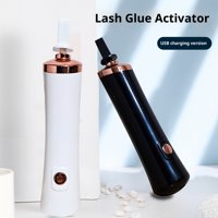 Xusx111 - 2Pcs Eléctrico Uñas Laca Agitador, Pestañas Laca Y Pegamento Agitador Para Extensiones De Pestañas, Herramienta Manos Libres Para Uñas Y Esmalte (Blanco + Negro)