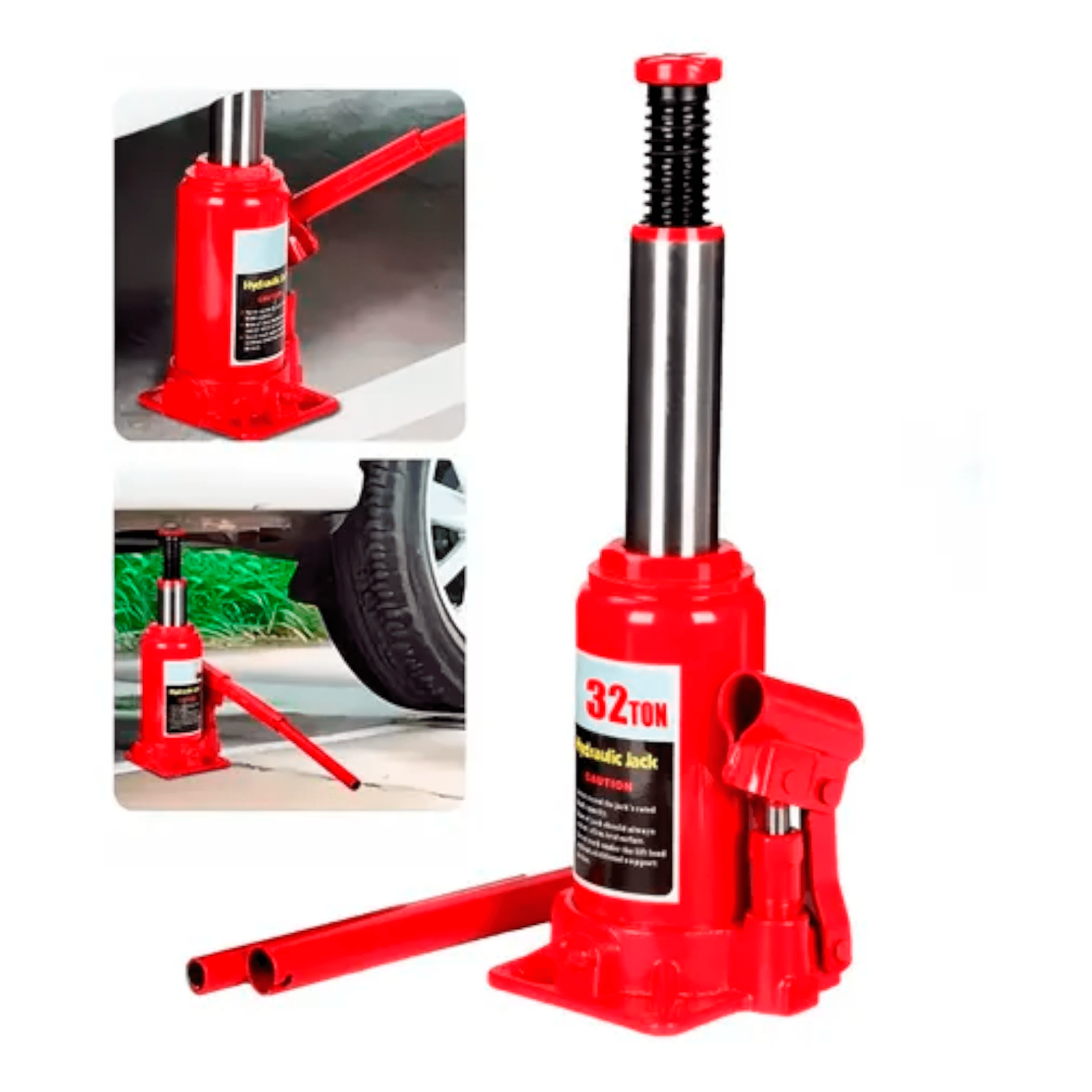 Aspor - Gata Hidraulica Tipo Botella 32 Toneladas Buses Camiones