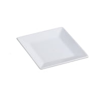 Plato Yanco Ml-107 Cuadrado De Porcelana Superblanco De 7 Cm (Paquete De 36)
