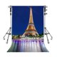 thumbnail image 5 of Fondo fotográfico MEETSIOY 1,5 x 2,1 m Torre Eiffel – Noche de París, 5 of 8