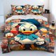 thumbnail image 1 of Mickey Donald Duck Duvet Cover Bedding Set, Boy & Girl Cartoon Cute Duvet Cover Pillow Cover, Kids Twin Duvet Cover Bed Sheets, 1 of 5
