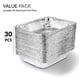 thumbnail image 3 of Sartenes de papel de aluminio Stock Your Home, 9 x 13 cm (paquete de 30), 3 of 7