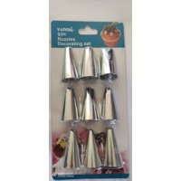 Genérico - Set De 9 Boquillas Grandes