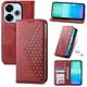 thumbnail image 4 of Funda Flip FOXDOCK para Xiaomi Redmi Note 13R 5G , Estilo Billetera con Diseño Rombo, Correa de Mano y Soporte, Uso Diario, 4 of 6
