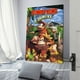 thumbnail image 3 of El País de Donkey Kong Cuadro decorativo colgante - Arte de pared - Póster enmarcado - Decoración de pared - Regalos para familia, amigos y aficionados 20*30 cm, 3 of 6