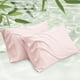 thumbnail image 1 of Fundas de almohada Bedsure King Size Refrigerantes Rayón Bambú Rosa, 1 of 7