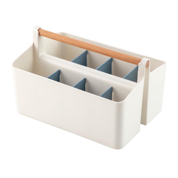 Cesta Vidifor 25 × 18 × 15 cm azul con asa portátil