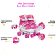 thumbnail image 2 of Patines Roller 4 Ruedas Ajustables Artísticos Para Niños S(19-21cm), 2 of 6