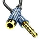 thumbnail image 2 of Cable Extension Jack 3.5mm 4 Polos M/H (Estereo+Mic) Trenzado 2m Negro Ugreen Av118, 2 of 2
