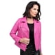 thumbnail image 2 of Chaqueta EcoCuero CHG67 Fucsia, 2 of 3
