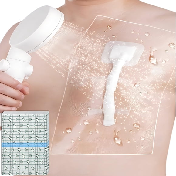 Protector de ducha SinaiSea, catéter de diálisis impermeable, paquete de 25