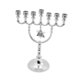 thumbnail image 2 of Portavelas Escritorio Decorativo Menorahs Clásico Geométrico Hanukkah Menorah Argent, 2 of 5