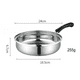 thumbnail image 2 of Juego De Ollas Y Sartén Batería 5 Pcs Cocina Inoxidable, 2 of 7