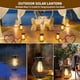 thumbnail image 3 of Farol Solar Exterior HPC Decor 2 Unid IP44 Negro Colgante, 3 of 3