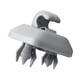 thumbnail image 1 of Gancho De Clip Para Visera Interior 8U0857562A Para S4 S5 A6 A7 Gris, 1 of 5