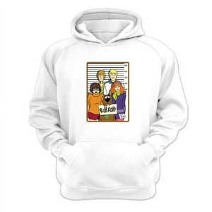 Genérico - Polerón Canguro Scooby Doo Blanco Talla Xs Unisex