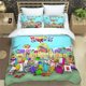thumbnail image 1 of Cartoon Number-Blocks Bedding Set,Duvet Cover Comforter Bed Set Quilt Cover Pillowcase, Boys Girls Adults Bed Sheets, 1 of 5