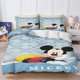 thumbnail image 1 of Cartoon Mickey Duvet Cover Pillow Case, Cartoon Duvet Cute Print Home Breathable Kids Bedding Set Custom Size Bed Sheets, 1 of 5