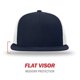 thumbnail image 2 of Gorra de béisbol Richardson 511 Flatbill Trucker Navy/White, 2 of 7