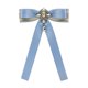 thumbnail image 1 of Broche De Lazo De Cinta Preatado Con Lazo, Corbata De Moda Para Traje, Uniforme, Banquete, Azul, 1 of 5