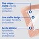 thumbnail image 2 of Aderezo Medline Optifoam Gentle EX Bordered 10 unidades 10x10 cm, 2 of 7