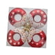 thumbnail image 3 of 4 Colgantes De Bolas De Navidad En Forma De Donut De 7 Cm De Diámetro Para Decoración Navideña En Color Rojo, 3 of 5