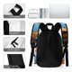 thumbnail image 5 of Grizzy y los Lemmings-theme Backpack, Campus style schoolbag Bookbag with Adjustable Shoulder Straps And Large Zip Compartment, Unisex Travel Bags.42x30x15cm, 5 of 6