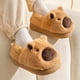 thumbnail image 5 of Pantuflas De Felpa Suave Capibara Kawaii Antideslizantes, 5 of 7