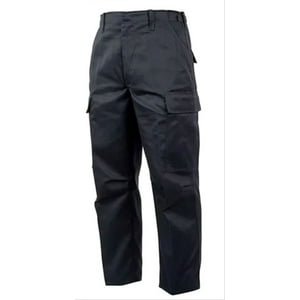 Metalfer - Pantalon Cargo Gabardina Negro Talla S