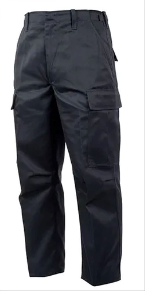 Metalfer - Pantalon Cargo Gabardina Negro Talla S