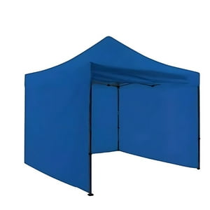 Tododescuento - Toldo Con Pared 3X3Mts Plegable Azul