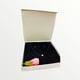 thumbnail image 2 of Set Conjunto Collar Nylon Aros Punto De Luz Plata 3mm Amor, 2 of 3