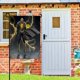 thumbnail image 2 of Black Adam-bandera de jardín temática. Regalo perfecto para fans, amigos y familiares, ideal para actividades al aire libre y decoración de fiestas.28CM*45CM, 2 of 5