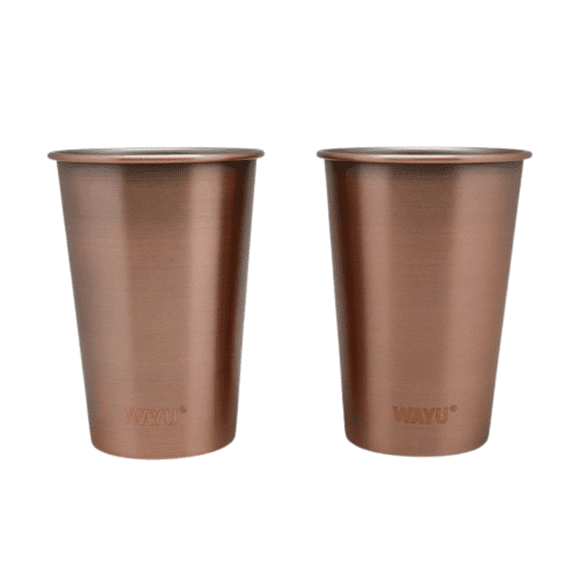 Set 2 Vasos 500ml Copper Line
