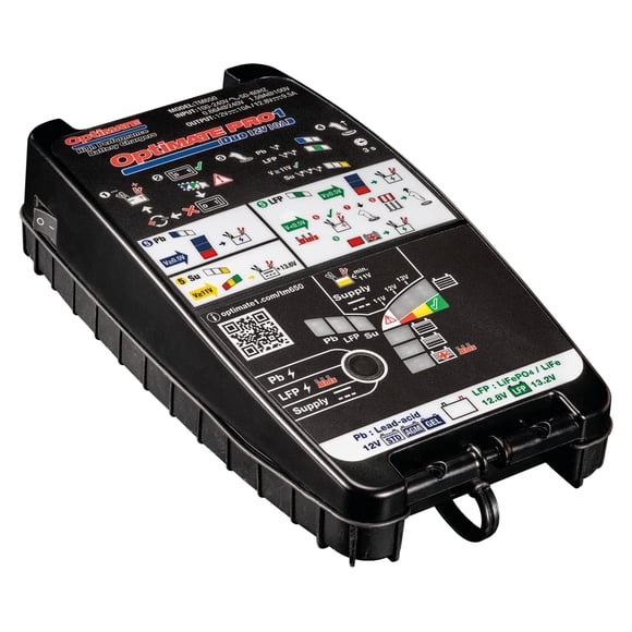 Cargador de Baterías Tecmate OptiMate PRO-1 DUO 12V Negro