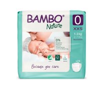 Bambo Nature - Pañal Ecológico Ecofriendly Talla Xxs Prematuro 24 Un