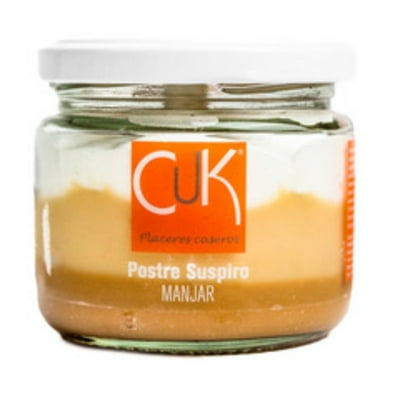 Postre Congelado Suspiro Manjar Frasco 1300 G Cuk