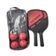 thumbnail image 4 of Raquetas de raqueta de paleta Pickleball profesional 4 Pickleballs Bolsa de transporte Agarre cómodo Ligero para adultos al aire libre Principiantes , rojo, 4 of 5