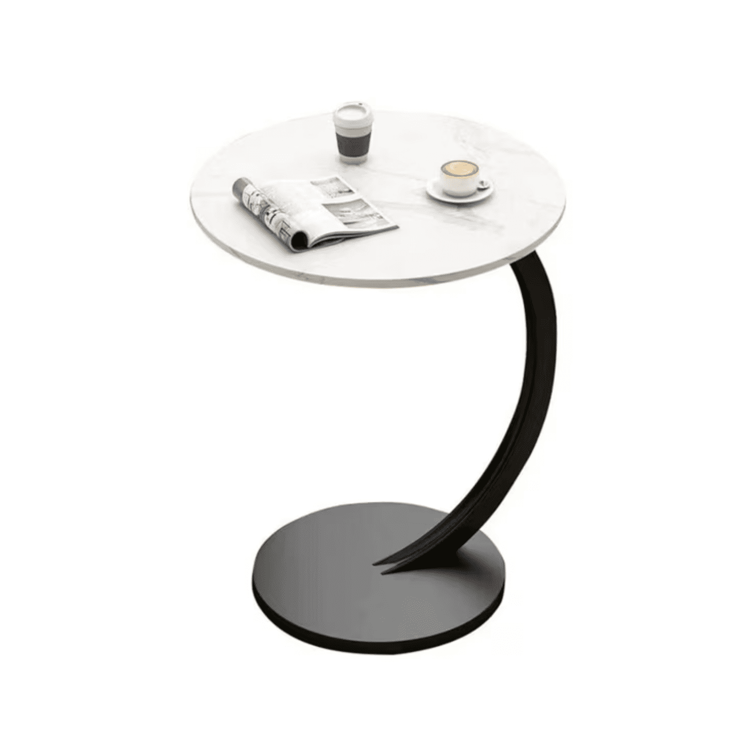 Casa Pagoda - Mesa Auxiliar Forma C Sala De Estar Mesa Sofa Cama Recamara